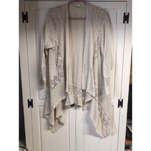 IndianSoul Cream Color- Cardigan SizeXL